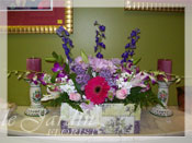 Victorian Treasure Chest Flower Arrangement