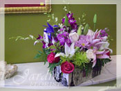 Victorian Treasure Chest Flower Arrangement