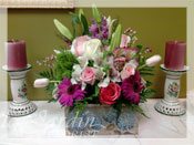 Victorian Treasure Chest Flower Arrangement