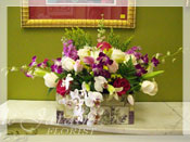 Victorian Treasure Chest Flower Arrangement