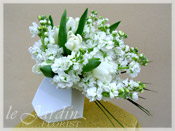 Custom Made Upscale White Flower Arrangements