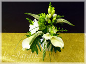 Custom Made Upscale White Flower Arrangements
