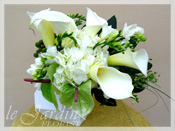 Custom Made Upscale White Flower Arrangements