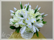 Custom Made Upscale White Flower Arrangements