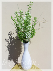 Custom Made Upscale White Flower Arrangements