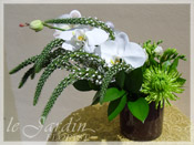 Custom Made Upscale White Flower Arrangements